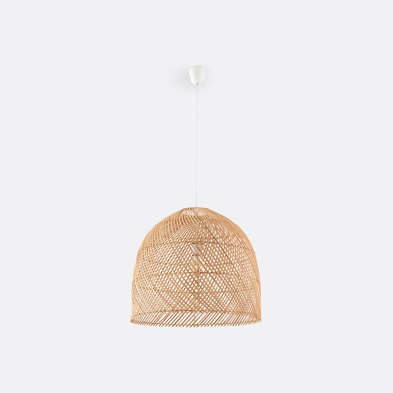 Hängeleuchte Dankia, Rattan, Ø 50 Cm