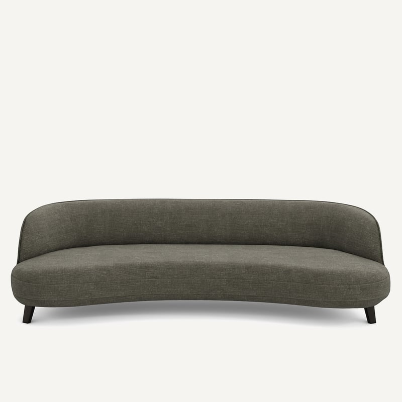 Am.pm X Emmanuel Gallina 5-sitzer-sofa, Baumwolle Und Leinen, Rosebury, Design Emmanuel Gallina