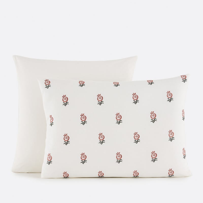 La Redoute Interieurs Kissenbezug Aus Bestickter Vintage-baumwolle, Anda