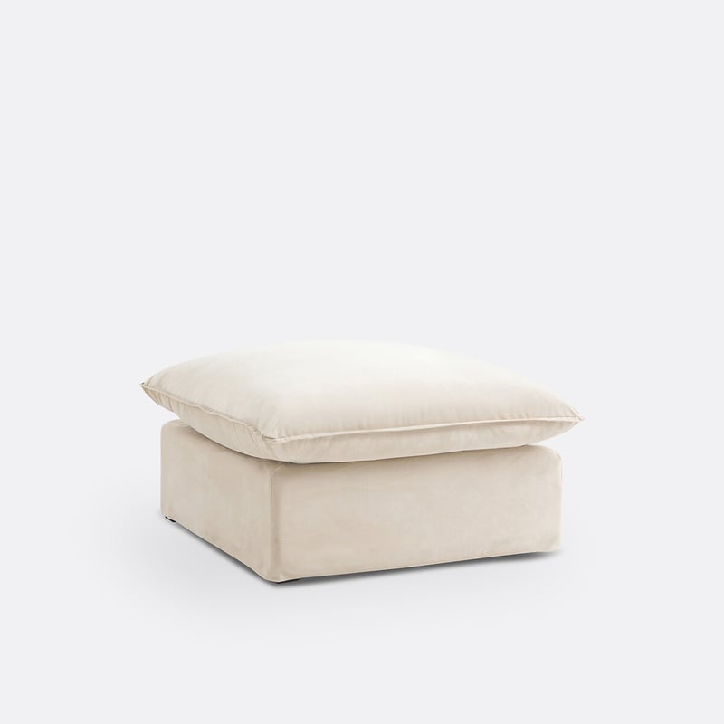 Hocker Odna, Abnehmbarer Bezug, Aus Samt
