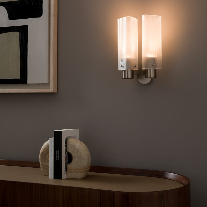 Emmanuel Gallina X Am.pm Doppelte Wandleuchte Strozzi, Design Emmanuel Gallina