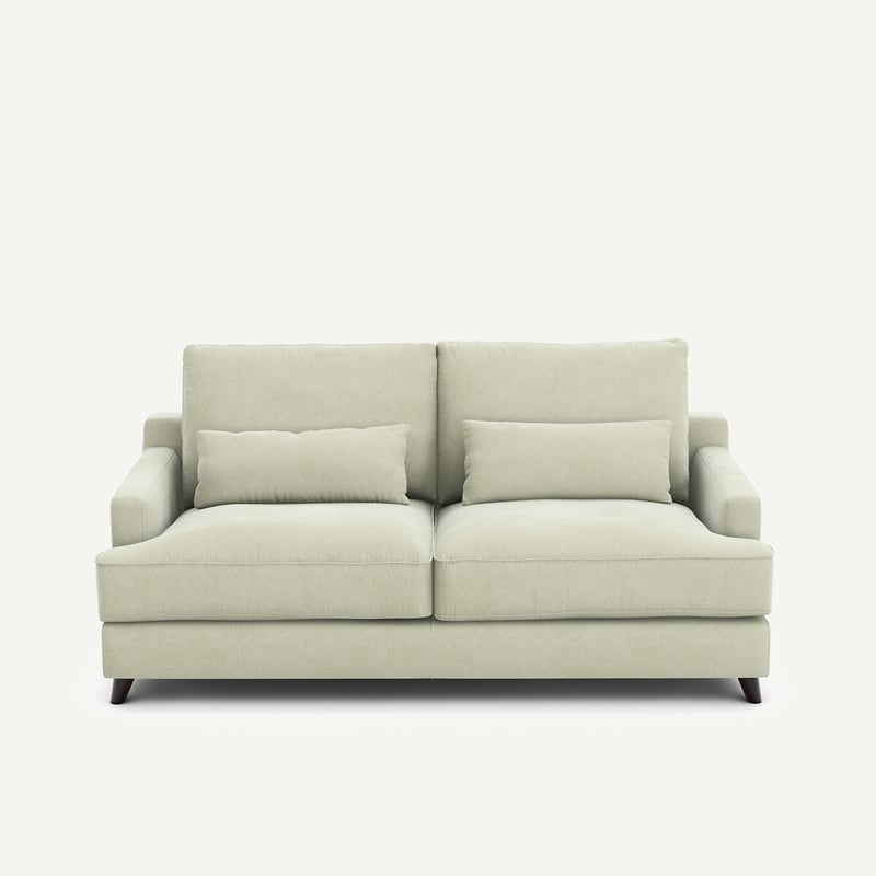 Am.pm 3-sitzer-sofa, Stonewashed Velours, Alwine
