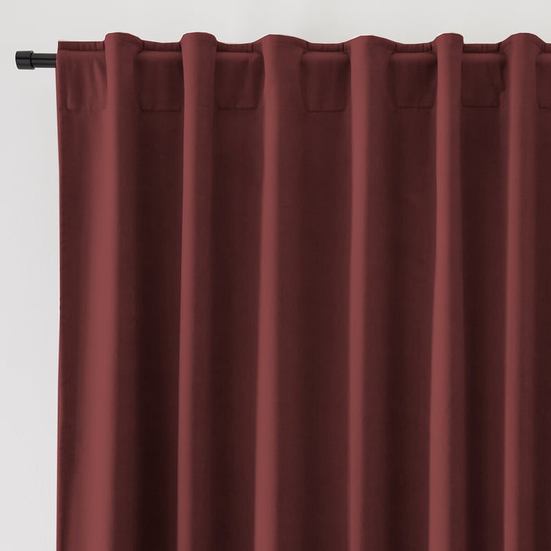 La Redoute Interieurs Thermovorhang Velvet Aus Samt, Verdeckte Schlaufen