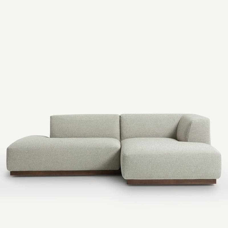 Am.pm Ecksofa Jacopo Mit Ecke Rechts, Strukturgewebe Viskose/leinen