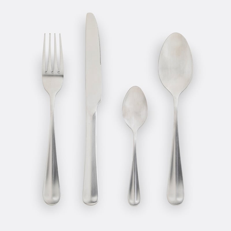 Besteck-set Materi, 16 Teile, Edelstahl Matt