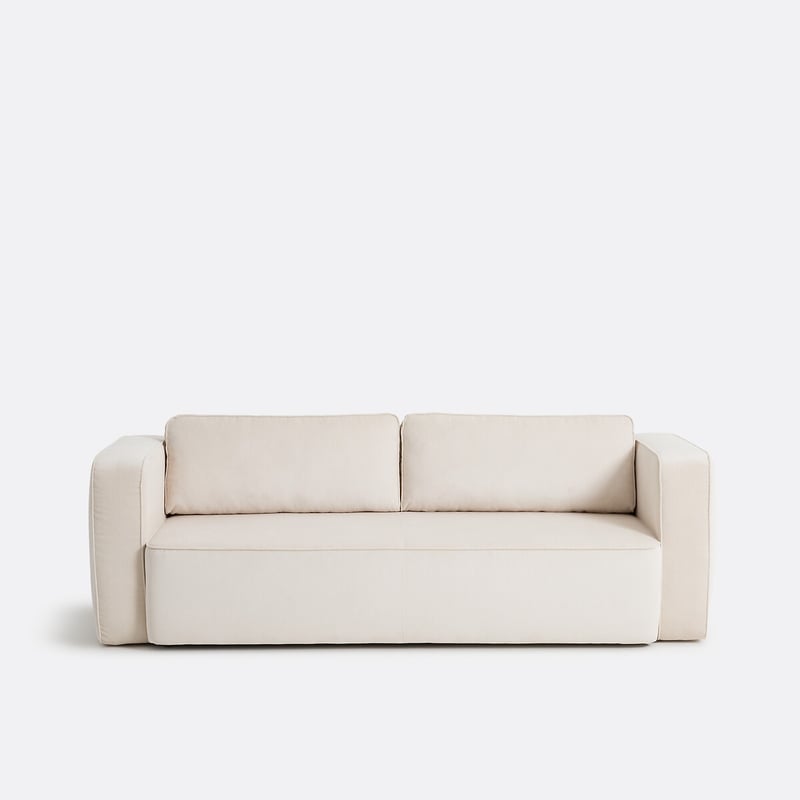 3-sitzer-sofa, Umbaubar, Mit Bettkasten, Feinrippsamt, Amedea