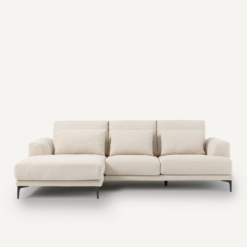 Am.pm Ecksofa Marsile Mit Ecke Links, Bouclé