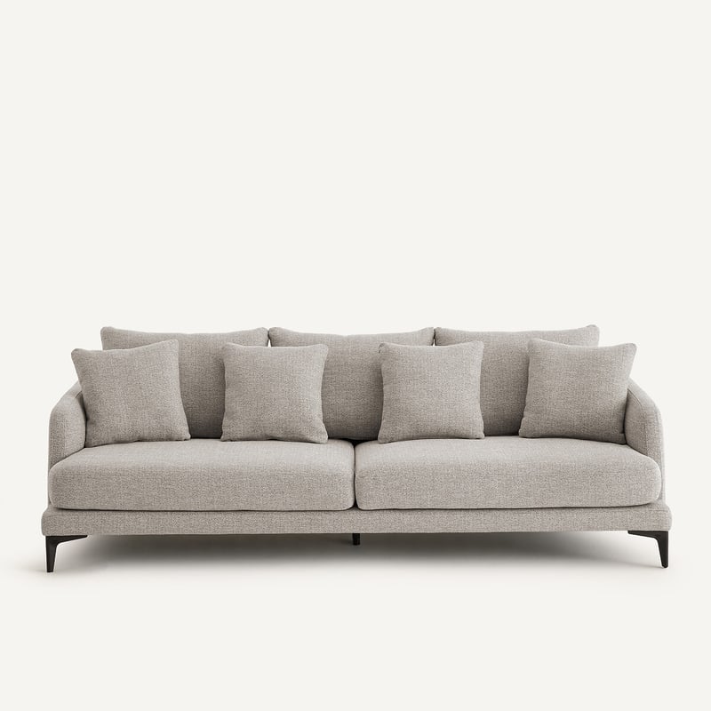 Am.pm X Emmanuel Gallina 3- Oder 4-sitzer-sofa Aus Strukturiertem Mischgewebe, Moderniste, Design Emmanuel Gallina