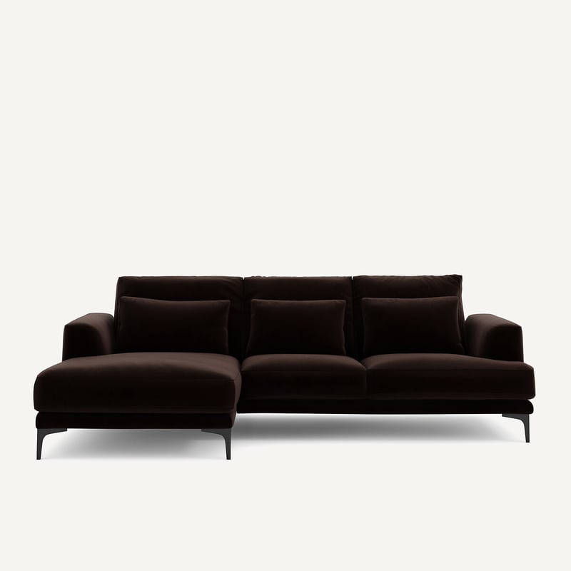 Am.pm Ecksofa Marsile Mit Ecke Rechts, Samt