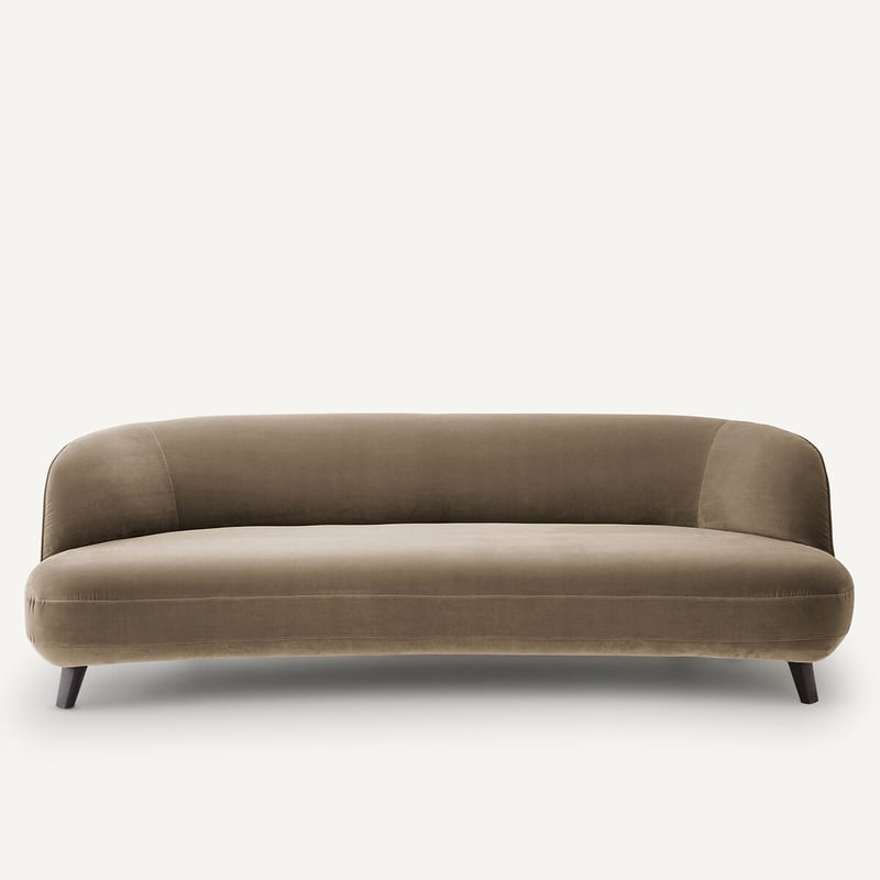 Am.pm X Emmanuel Gallina 5-sitzer-sofa, Samt, Rosebury, Design Emmanuel Gallina