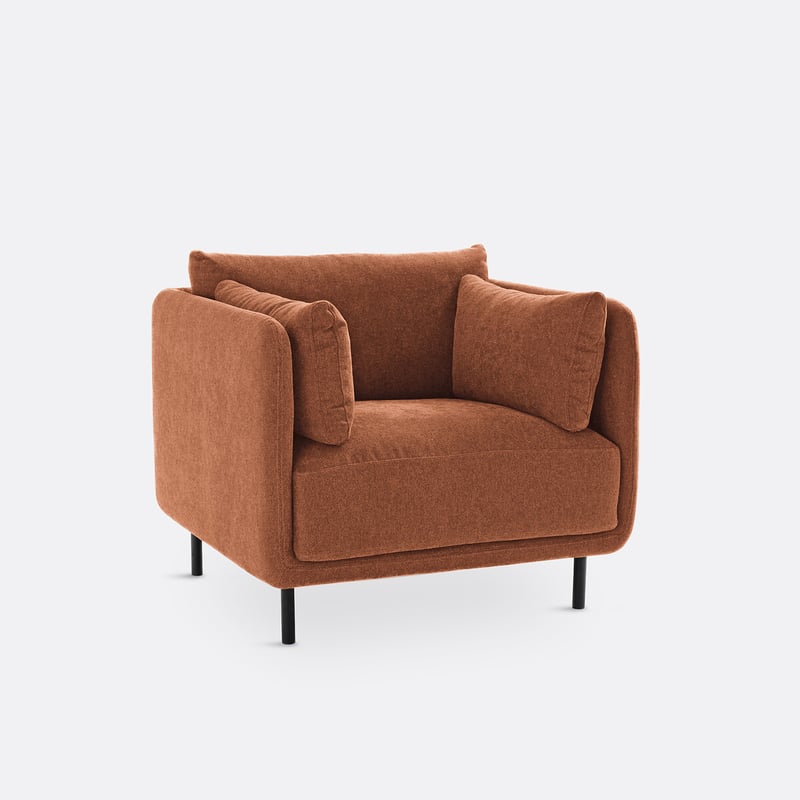 Sessel Victor, Aus Strukturgewebe