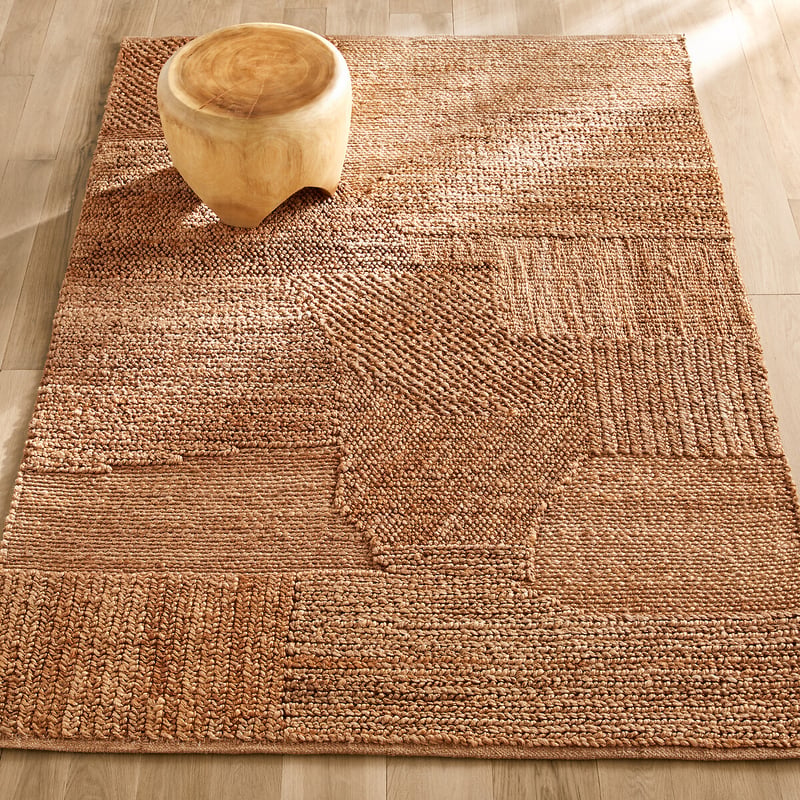 Am.pm Teppich Kheti, Jute, Handgewebt