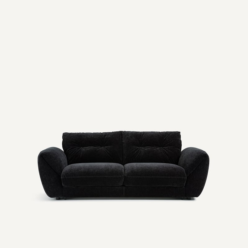 Am.pm 3-sitziges Schlafsofa Edgar, Velours Chenille