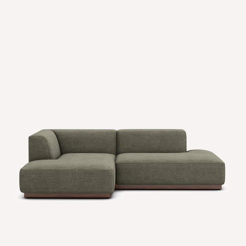 Am.pm Ecksofa, Links, Aus Baumwolle Und Leinen, Jacopo