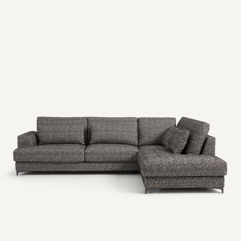 Am.pm Sofa, Rechte Ecke, Umwandelbar, Bouclé, Marsile