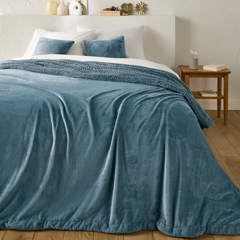 La Redoute Interieurs Tagesdecke Maxine, Fleece Und Sherpa