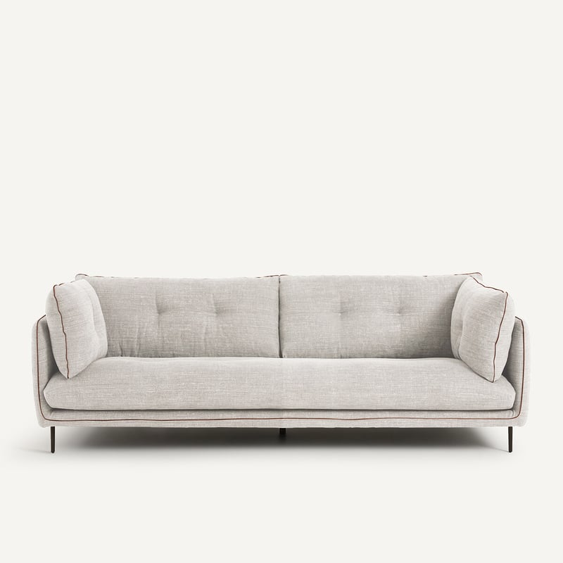 Am.pm Sofa Für 3 Oder 4 Personen, Aus Baumwolle Und Leinen, Botero