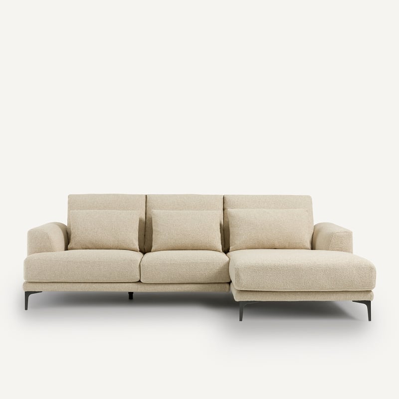 Am.pm Ecksofa Marsile Mit Ecke Rechts, Bouclé