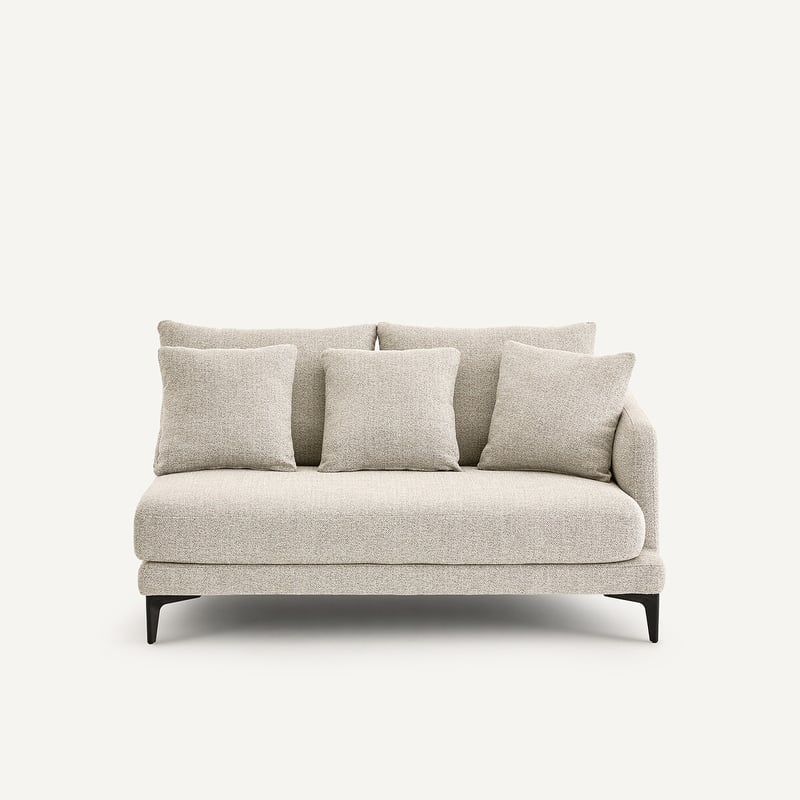 Am.pm X Emmanuel Gallina Halbes 2-sitzer-sofa Aus Strukturiertem Mix, Moderniste, Design Emmanuel Gallina