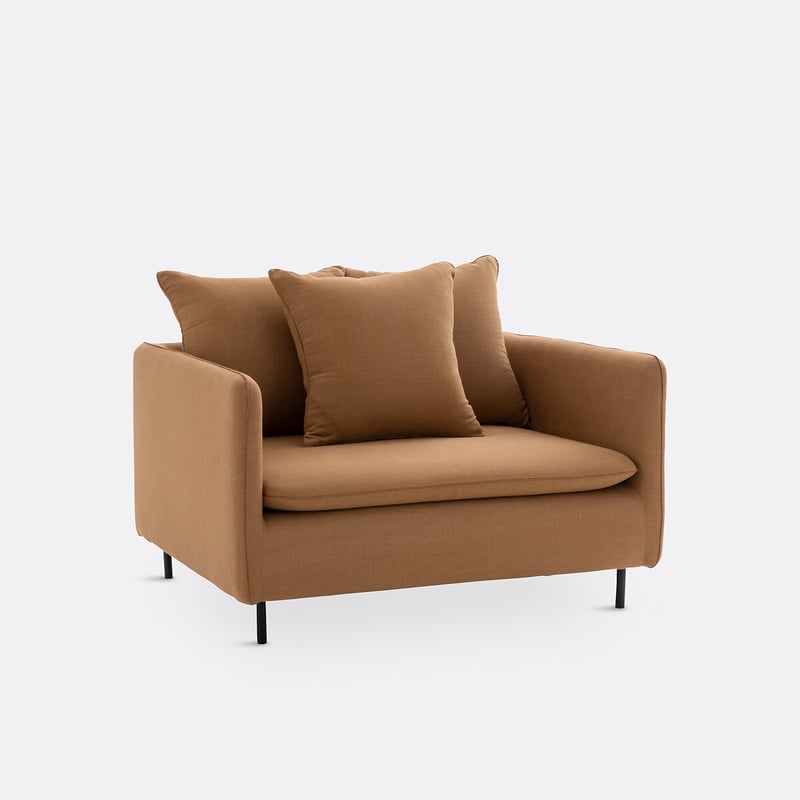 Xl-sessel Ivete, Leinen/viskose