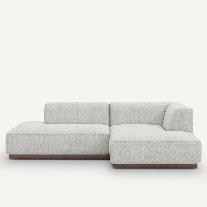 Am.pm Ecksofa Jacopo Mit Ecke Rechts, Jaspé-stoff