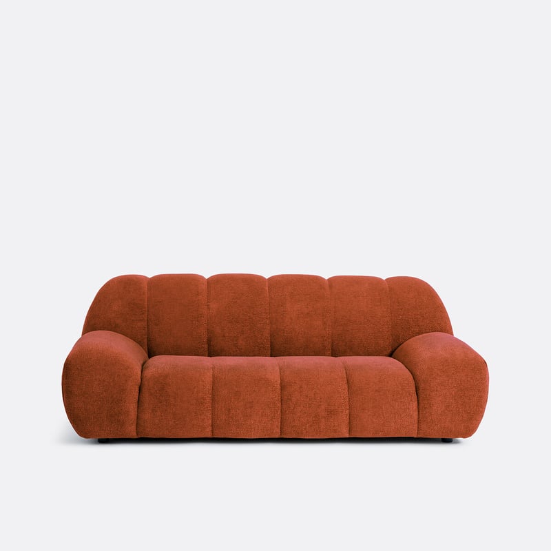 3-sitzer-sofa, Reliefstoff, Nuria