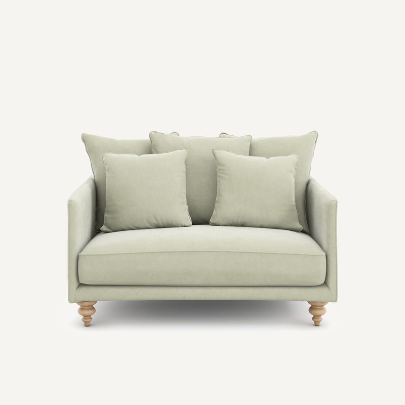 Am.pm 2p-sofa Aus Stonewashed Velours, Lazare