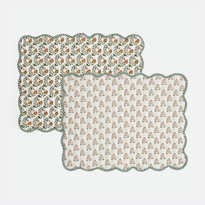La Redoute Interieurs 2er-set Wendetischsets Sivali Aus Baumwolle