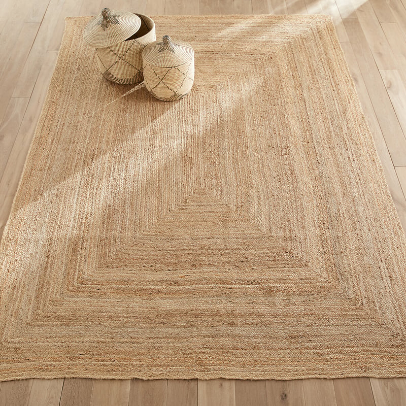 Am.pm Xl-teppich Hempy Aus Jute, Handgeflochten