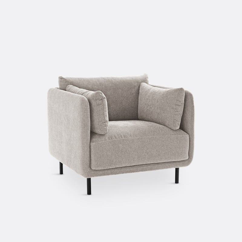 Sessel Victor, Aus Strukturgewebe