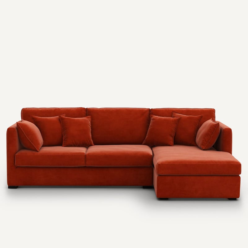 Am.pm Ecksofa Néo Kinkajou, Samt