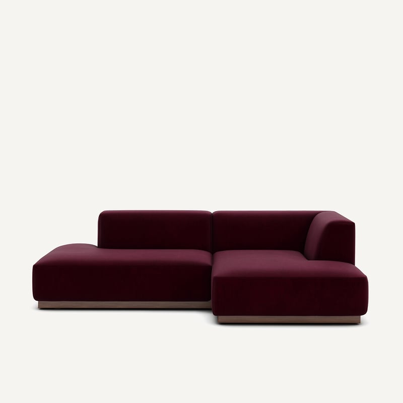 Am.pm Ecksofa Jacopo Mit Ecke Rechts, Samt