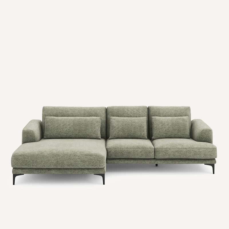 Am.pm Ecksofa Meridian Xl Links, Baumwolle Gewebt, Marsile