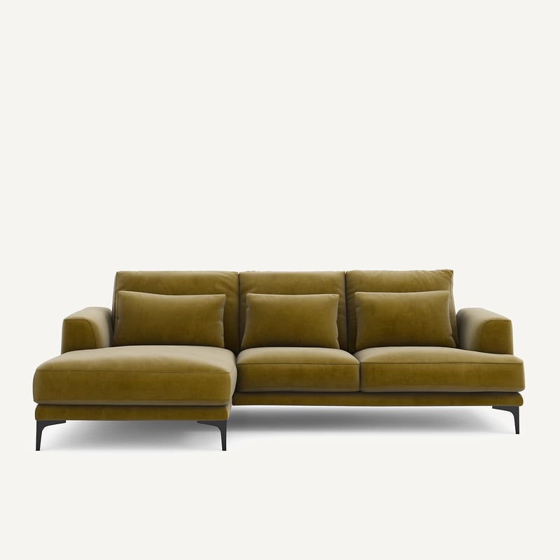 Am.pm Ecksofa Marsile Mit Ecke Links, Samt