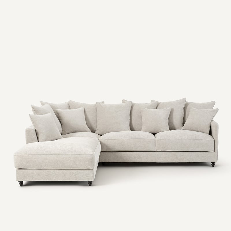 Am.pm Ecksofa, Umwandelbar, Aus Recyceltem Polyester, Lazare