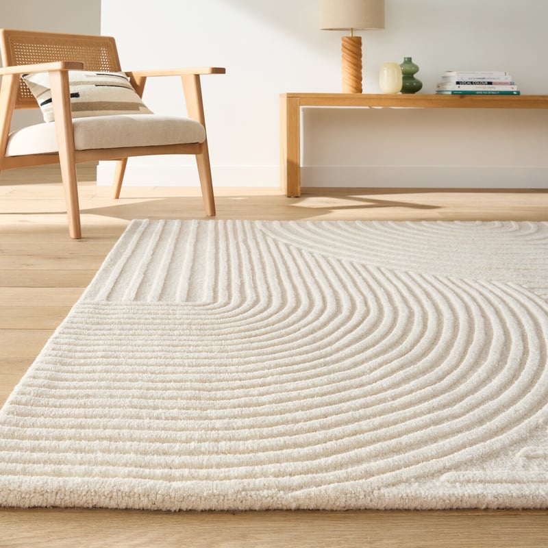 Teppich Melko Mit Grafischem Muster, 100% Wolle