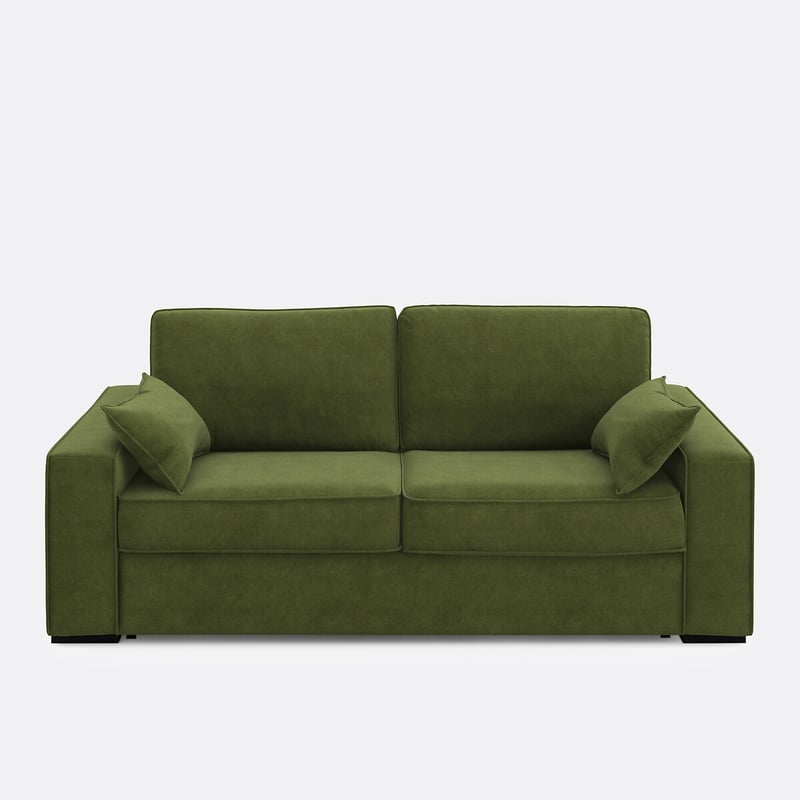 Schlafsofa Aus Velours, 2-, 3- Oder 4-sitzer, Comfort Bultex® Cécilia