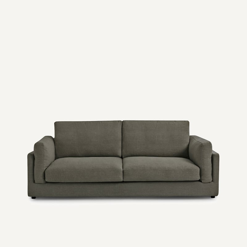 Am.pm 3-sitzer-sofa, Umwandelbar, Aus Baumwolle Und Leinen, César