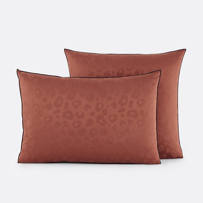 La Redoute Interieurs Kissenbezug Thelma Mit Leopardenmuster, Baumwollsatin