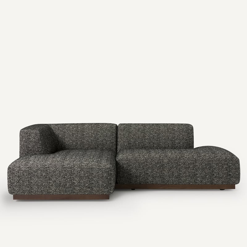Am.pm Ecksofa Jacopo Mit Ecke Links, Bouclé