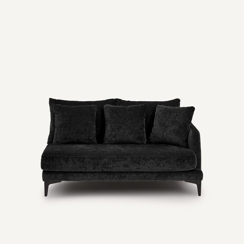 Am.pm X Emmanuel Gallina Halbsofa, 2-sitzer, Aus Gemischtem Velours, Moderniste, Design Emnanuel Gallina