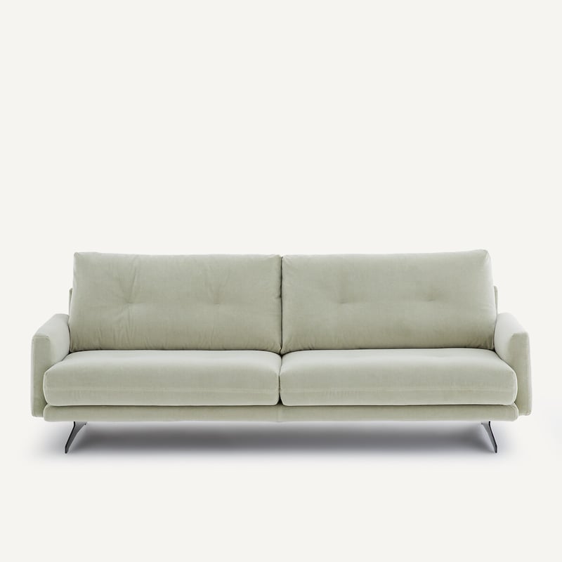 Am.pm Sofa Aus Stonewashed Velours, Delicato