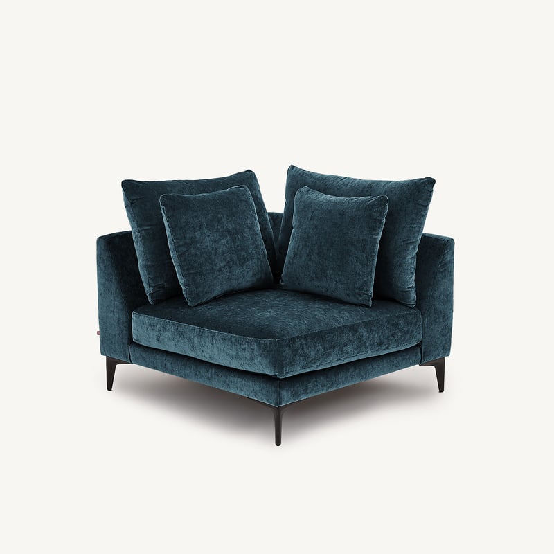 Am.pm X Emmanuel Gallina Ecksofa Aus Mischvelours, Moderniste, Design Emmanuel Gallina