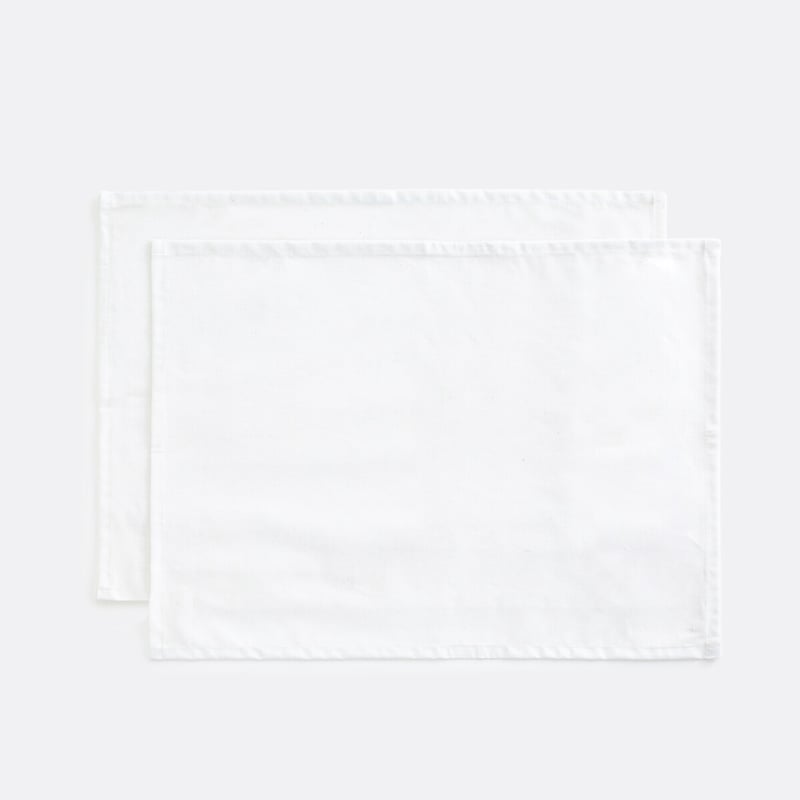 La Redoute Interieurs 2er-pack Beschichtete Tischsets Scénario, Weiche Baumwolle