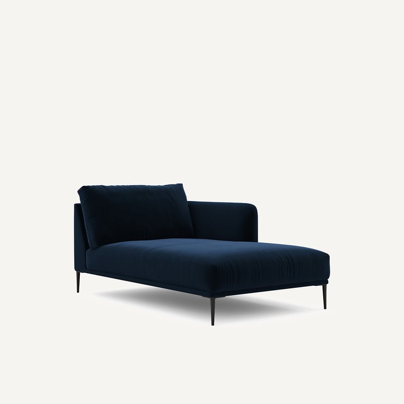 Emmanuel Gallina X Am.pm Chaiselongue Aus Samt, Oscar, Design Emmanuel Gallina