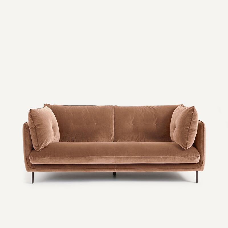 Am.pm Kompaktes Sofa Aus Samt, Botero