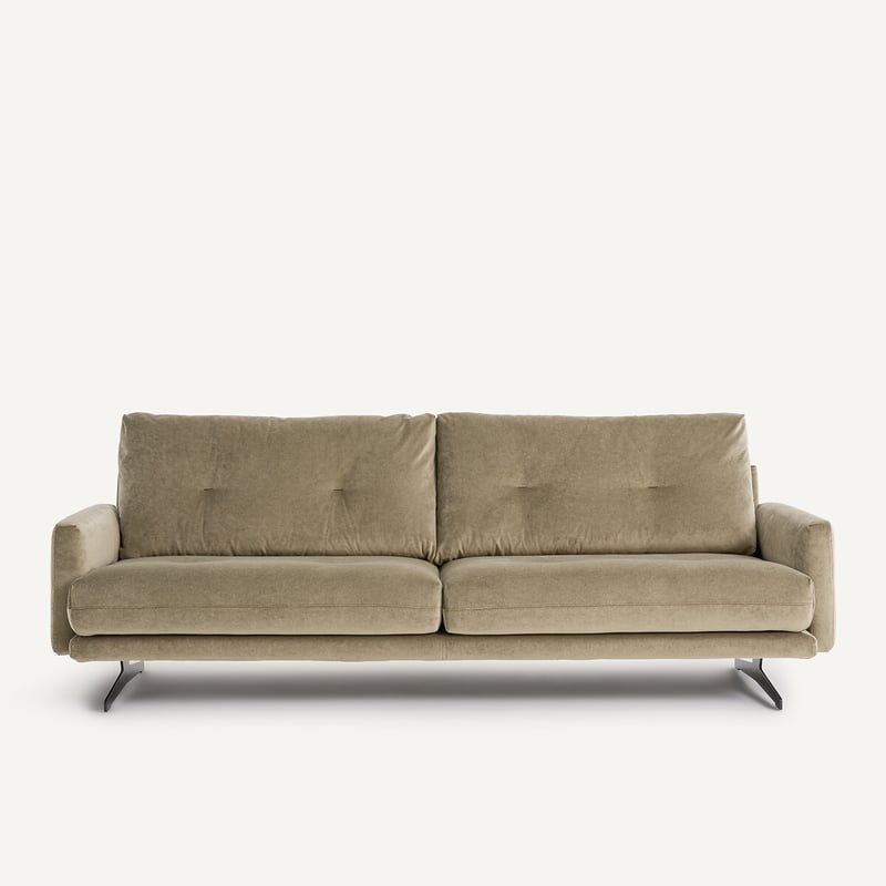 Am.pm Sofa Aus Leinenvelours, Delicato