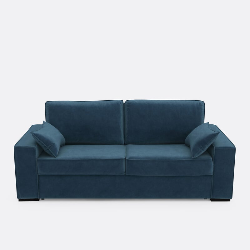 Schlafsofa Aus Velours, 2-, 3- Oder 4-sitzer, Comfort Bultex® Cécilia