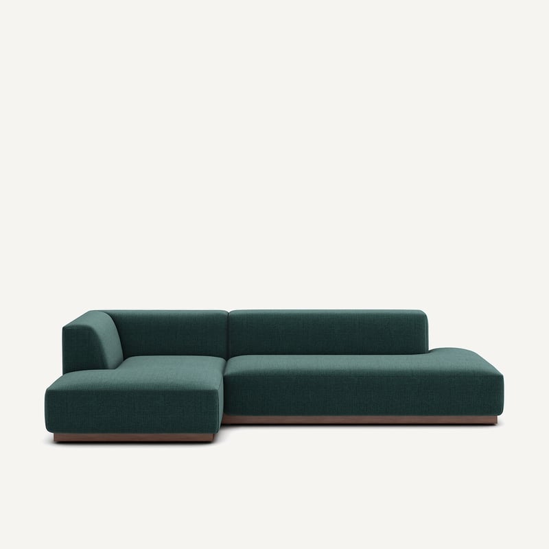 Am.pm Xl-ecksofa Jacopo Mit Ecke Links, Jaspé-stoff