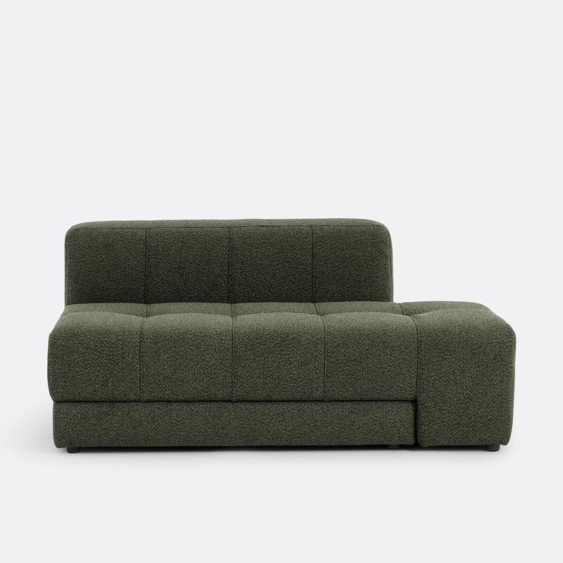 Drehbare Sitzbank, Gerade, Modulierbar, Feines Bouclé, Fano